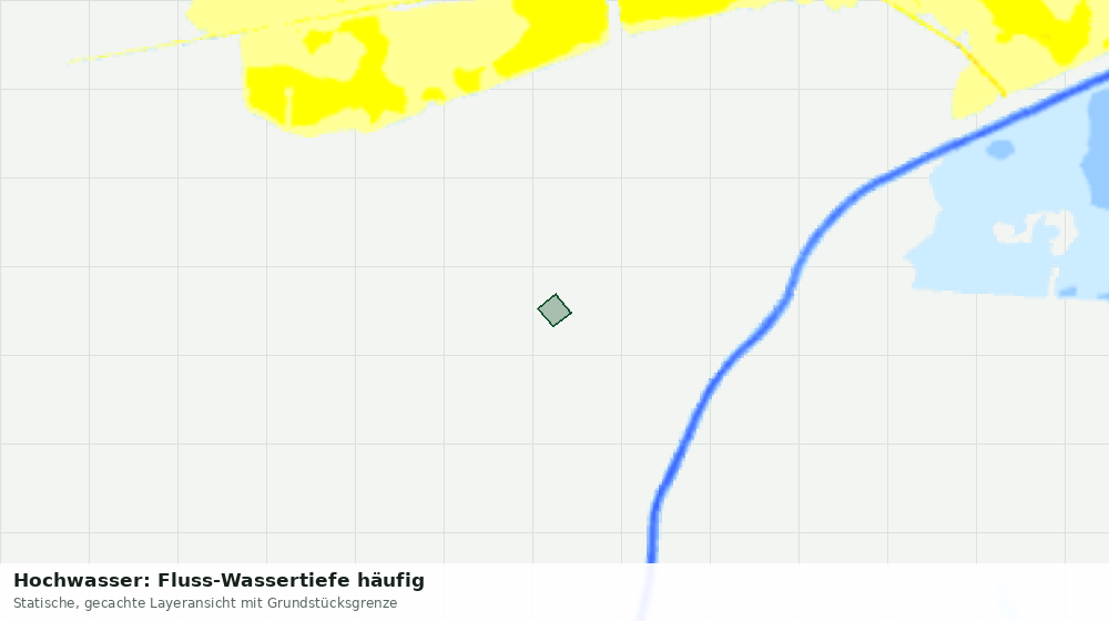 Statische Kartenansicht: Hochwasser: Fluss-Wassertiefe häufig