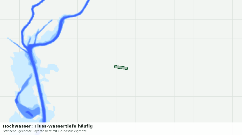 Statische Kartenansicht: Hochwasser: Fluss-Wassertiefe häufig