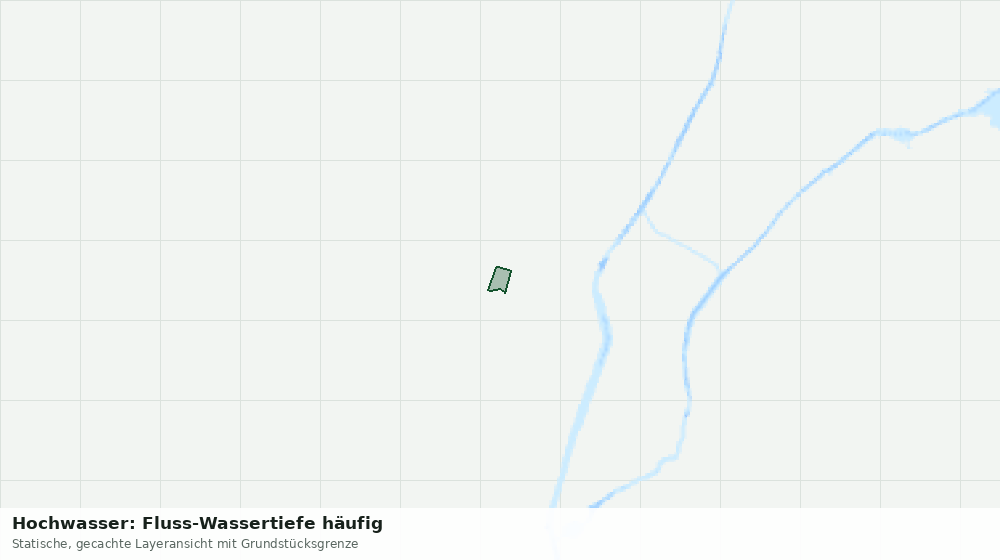 Statische Kartenansicht: Hochwasser: Fluss-Wassertiefe häufig