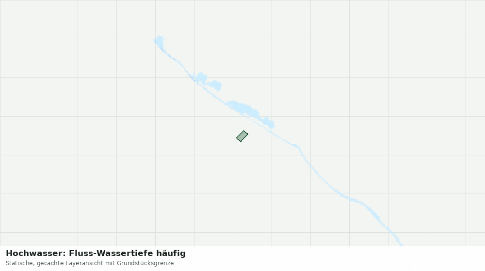 Statische Kartenansicht: Hochwasser: Fluss-Wassertiefe häufig