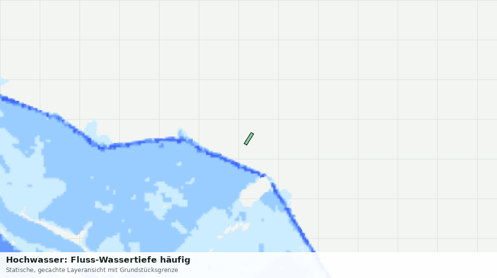 Statische Kartenansicht: Hochwasser: Fluss-Wassertiefe häufig