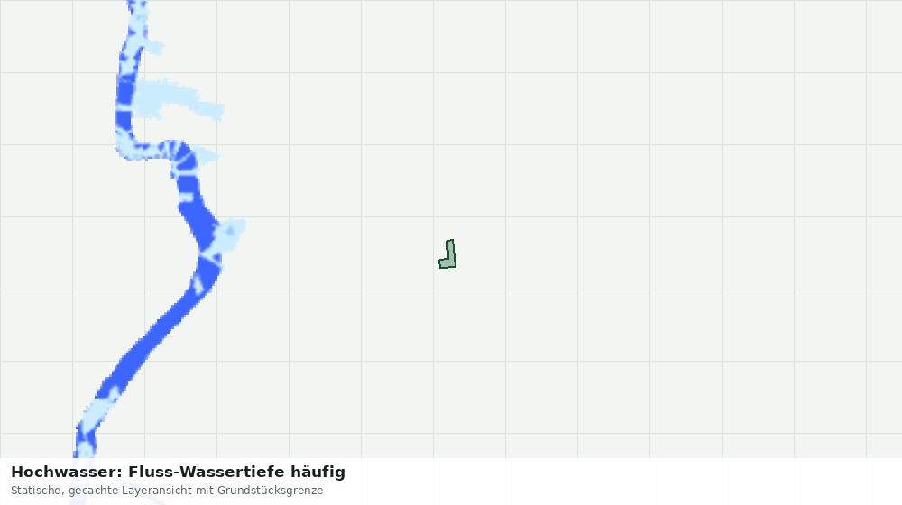 Statische Kartenansicht: Hochwasser: Fluss-Wassertiefe häufig