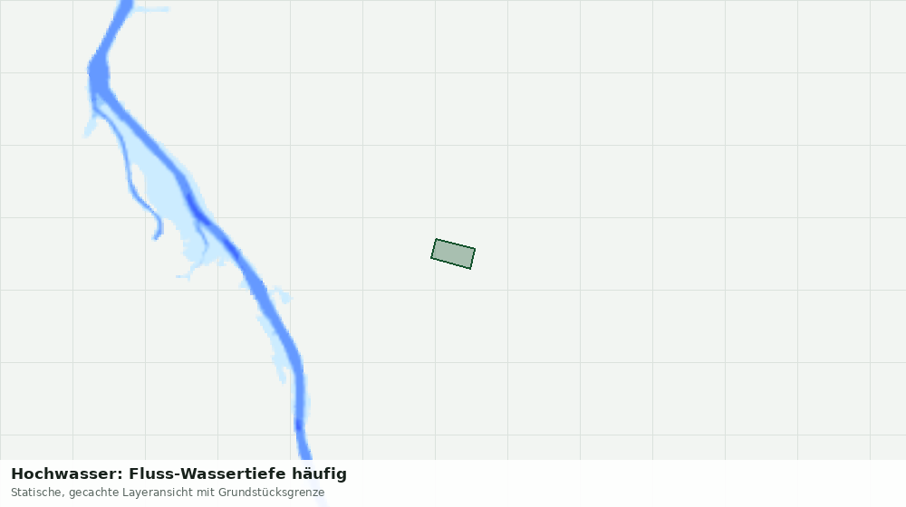 Statische Kartenansicht: Hochwasser: Fluss-Wassertiefe häufig