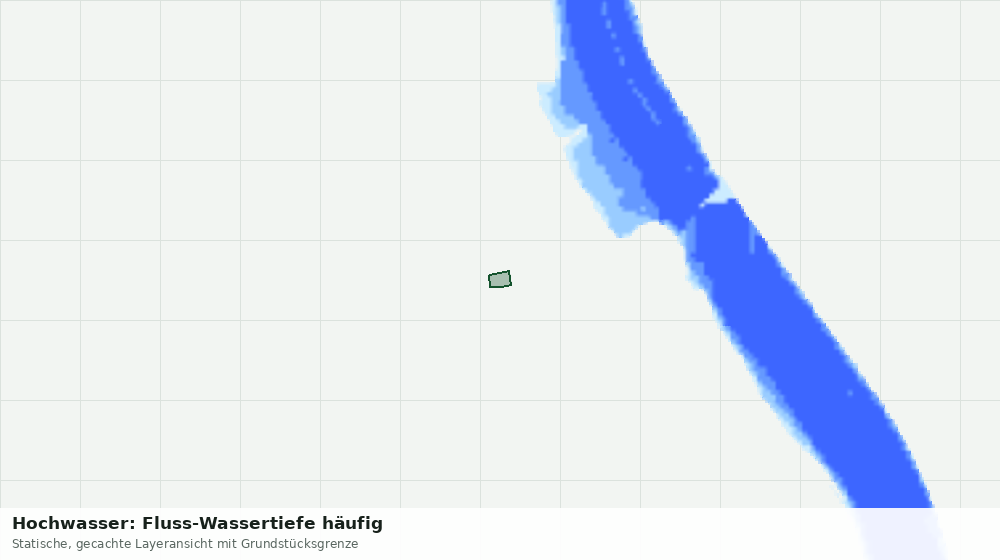 Statische Kartenansicht: Hochwasser: Fluss-Wassertiefe häufig