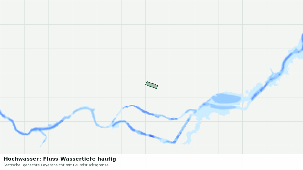 Statische Kartenansicht: Hochwasser: Fluss-Wassertiefe häufig