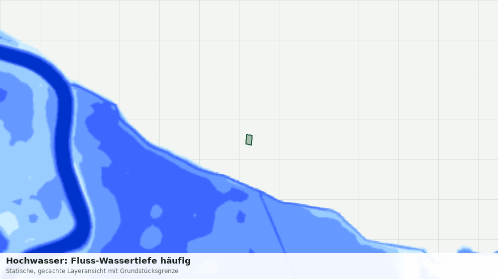 Statische Kartenansicht: Hochwasser: Fluss-Wassertiefe häufig