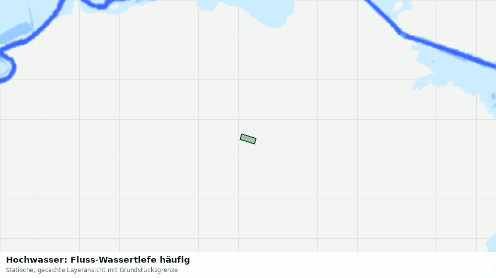 Statische Kartenansicht: Hochwasser: Fluss-Wassertiefe häufig