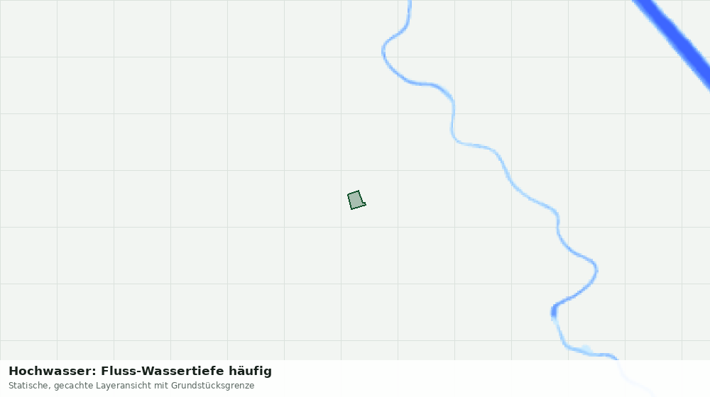 Statische Kartenansicht: Hochwasser: Fluss-Wassertiefe häufig