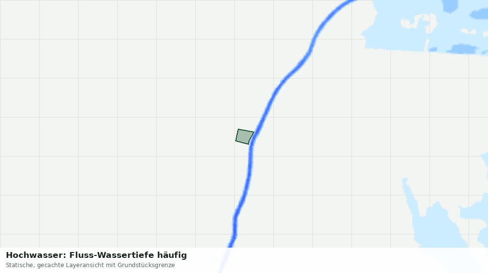 Statische Kartenansicht: Hochwasser: Fluss-Wassertiefe häufig
