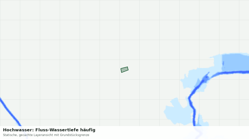 Statische Kartenansicht: Hochwasser: Fluss-Wassertiefe häufig