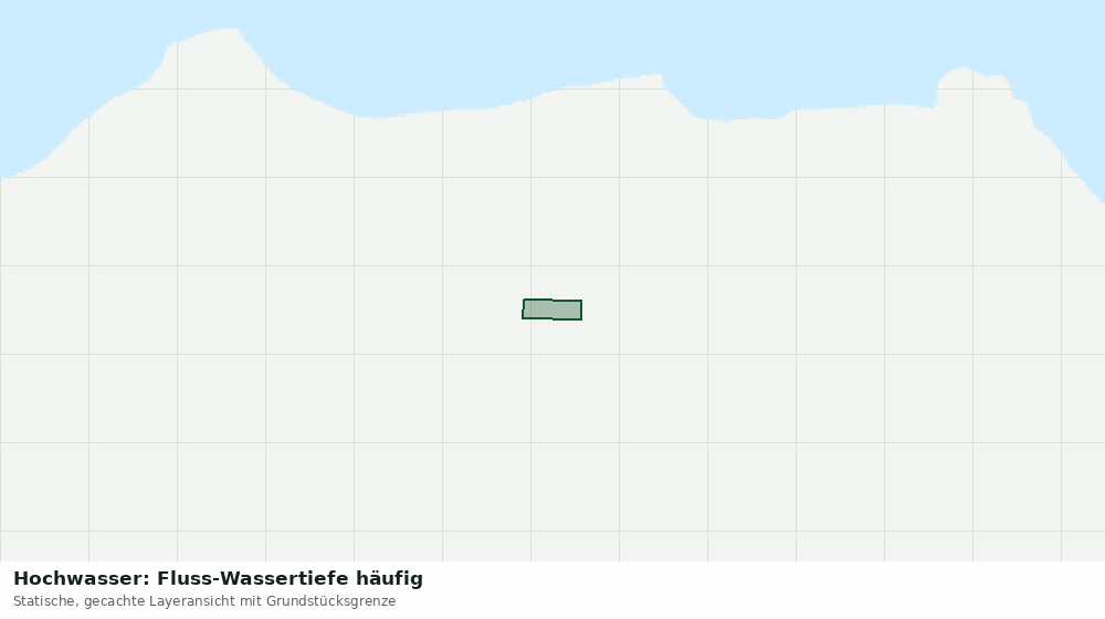 Statische Kartenansicht: Hochwasser: Fluss-Wassertiefe häufig