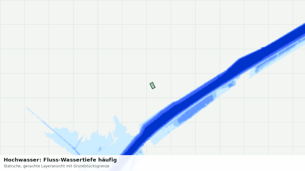 Statische Kartenansicht: Hochwasser: Fluss-Wassertiefe häufig