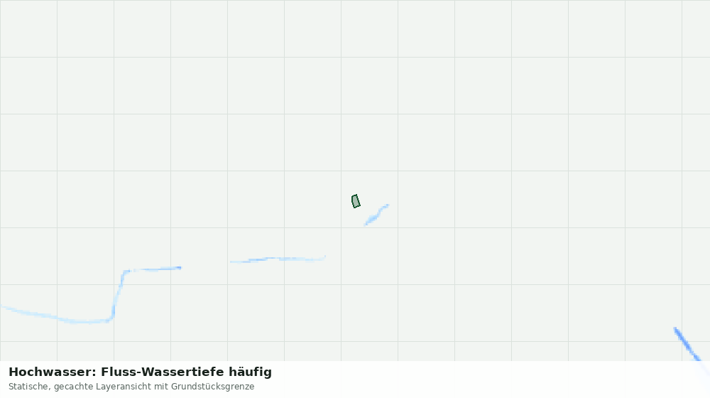 Statische Kartenansicht: Hochwasser: Fluss-Wassertiefe häufig