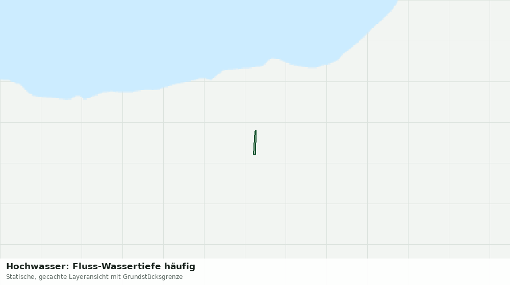 Statische Kartenansicht: Hochwasser: Fluss-Wassertiefe häufig
