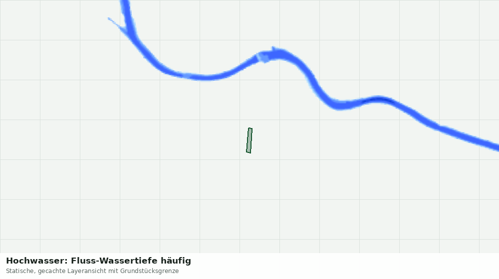 Statische Kartenansicht: Hochwasser: Fluss-Wassertiefe häufig