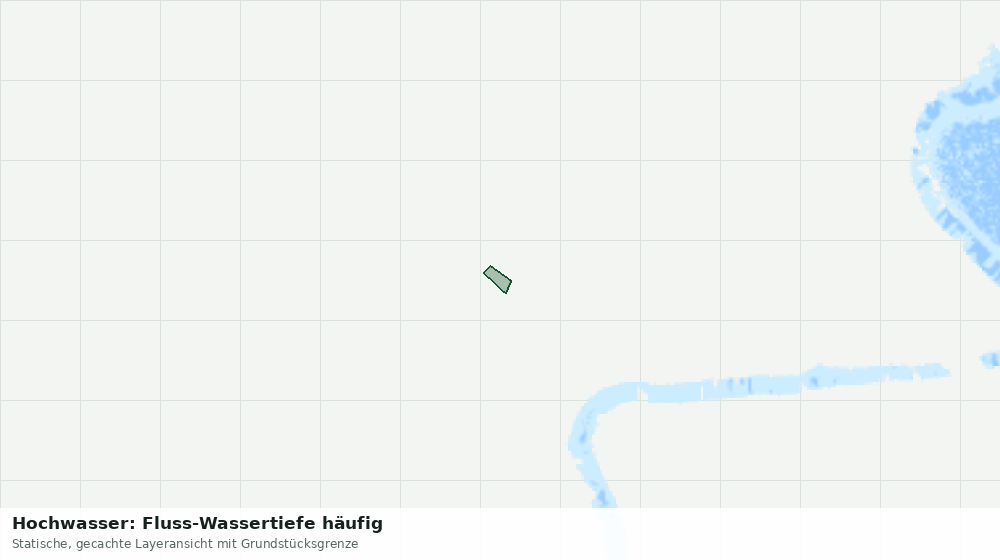 Statische Kartenansicht: Hochwasser: Fluss-Wassertiefe häufig