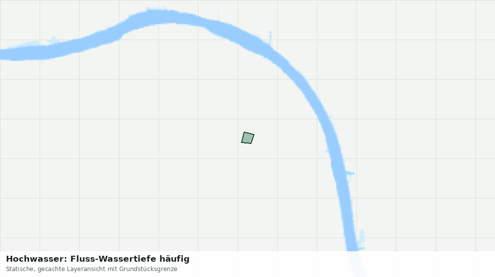 Statische Kartenansicht: Hochwasser: Fluss-Wassertiefe häufig