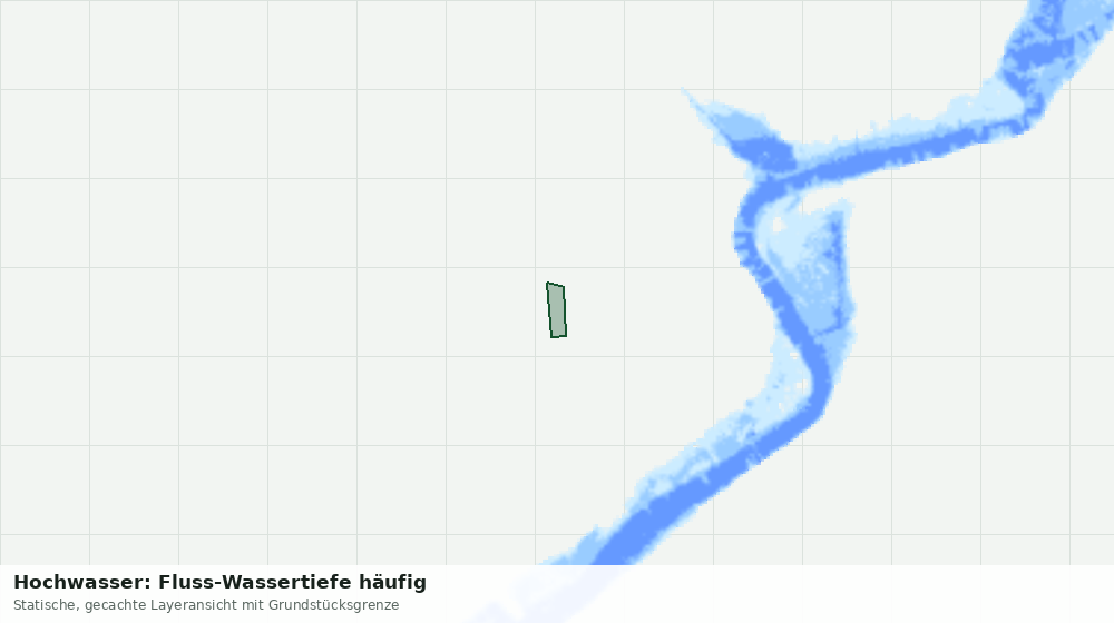 Statische Kartenansicht: Hochwasser: Fluss-Wassertiefe häufig