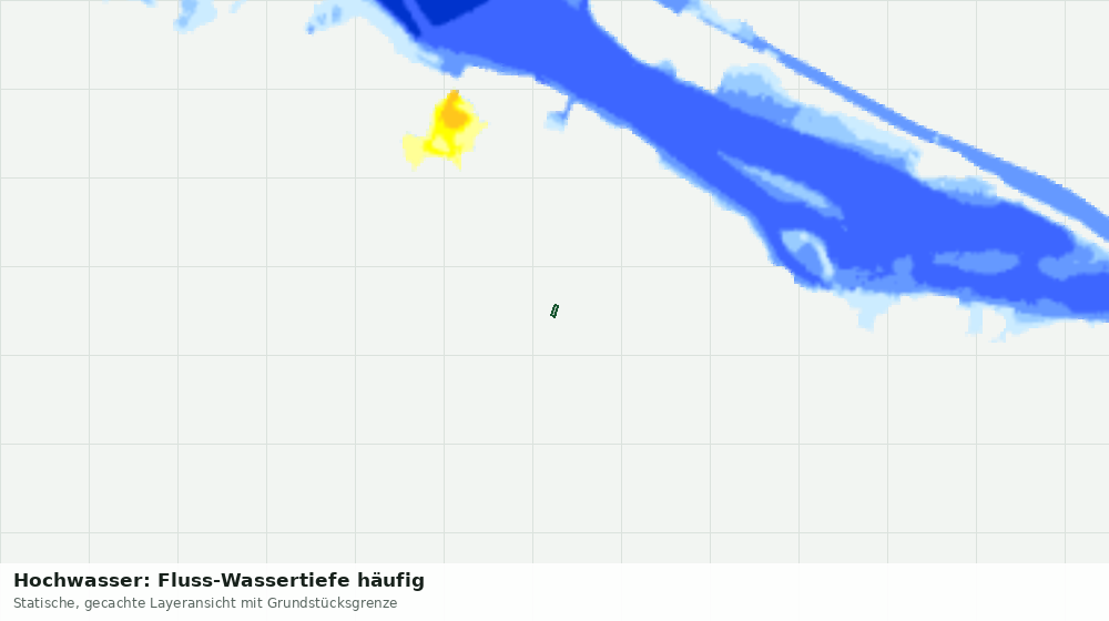 Statische Kartenansicht: Hochwasser: Fluss-Wassertiefe häufig