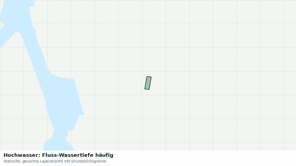 Statische Kartenansicht: Hochwasser: Fluss-Wassertiefe häufig