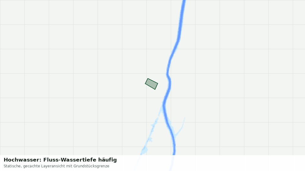 Statische Kartenansicht: Hochwasser: Fluss-Wassertiefe häufig