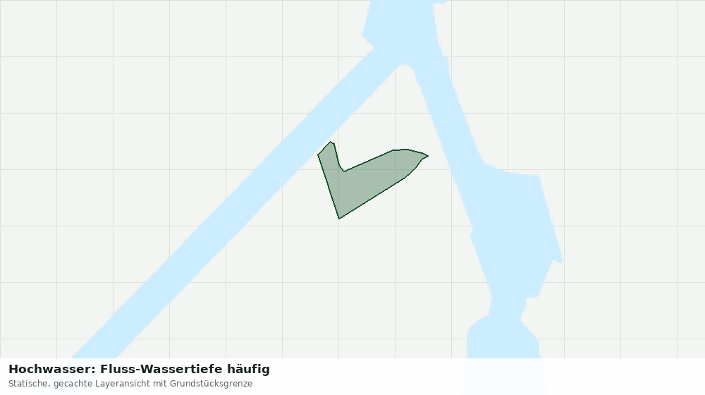 Statische Kartenansicht: Hochwasser: Fluss-Wassertiefe häufig
