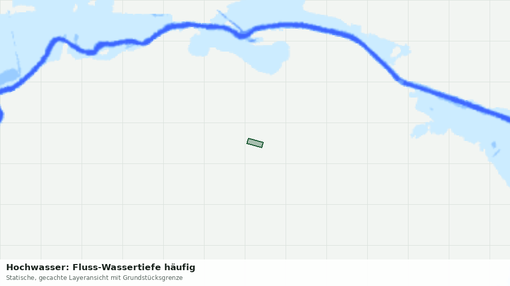Statische Kartenansicht: Hochwasser: Fluss-Wassertiefe häufig