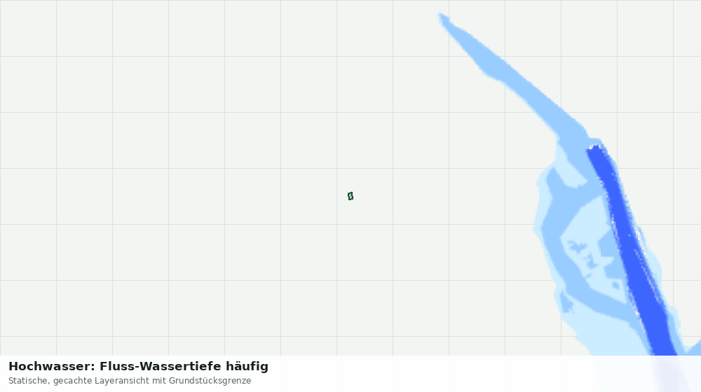Statische Kartenansicht: Hochwasser: Fluss-Wassertiefe häufig