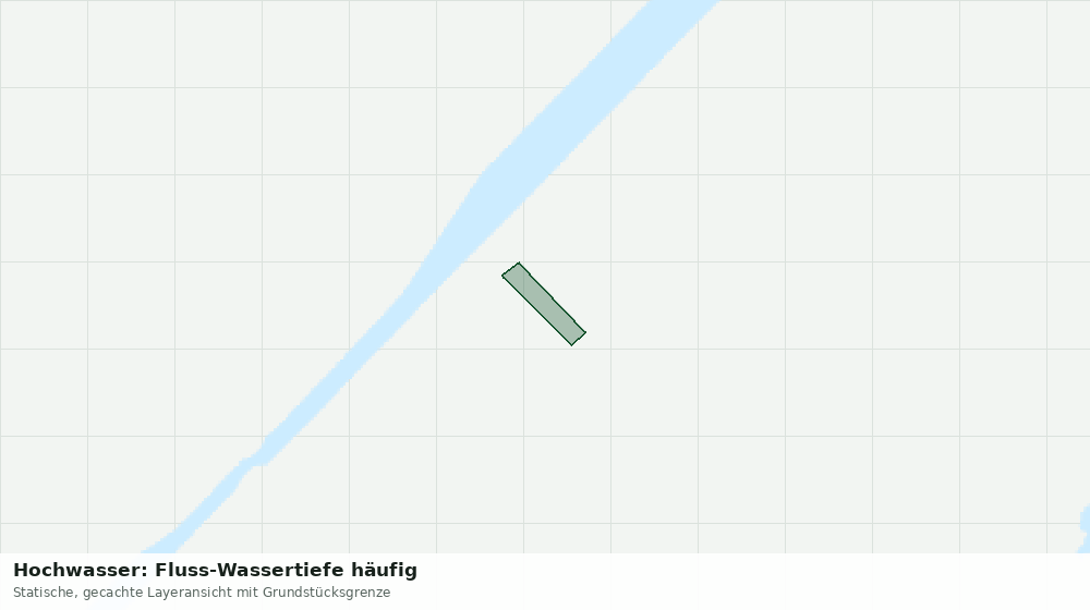 Statische Kartenansicht: Hochwasser: Fluss-Wassertiefe häufig