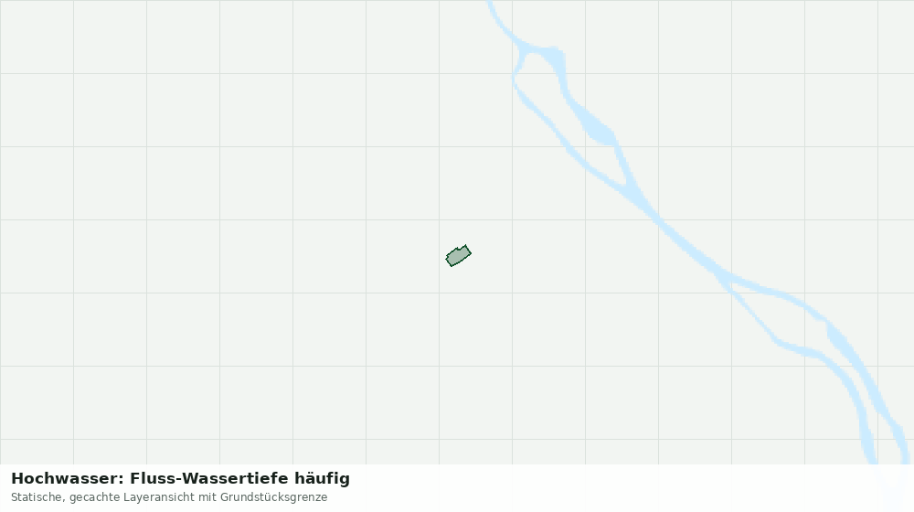 Statische Kartenansicht: Hochwasser: Fluss-Wassertiefe häufig