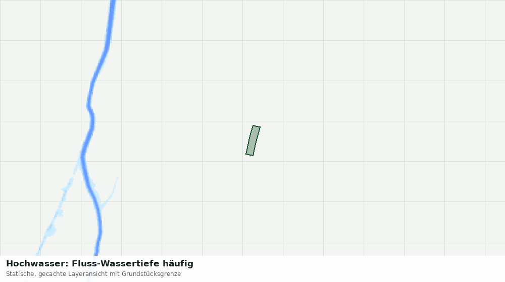 Statische Kartenansicht: Hochwasser: Fluss-Wassertiefe häufig