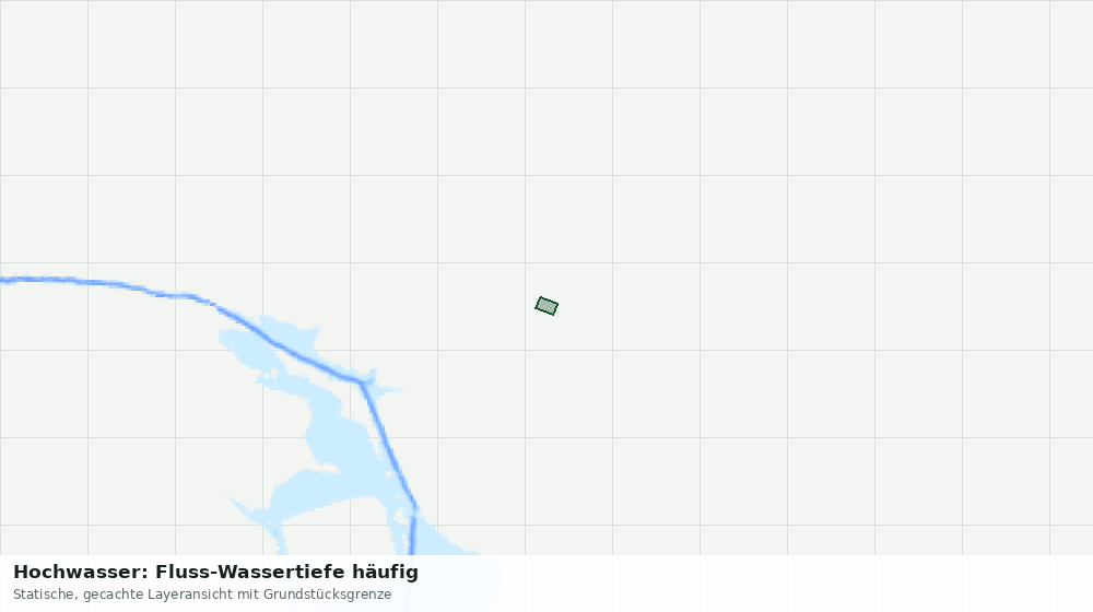 Statische Kartenansicht: Hochwasser: Fluss-Wassertiefe häufig