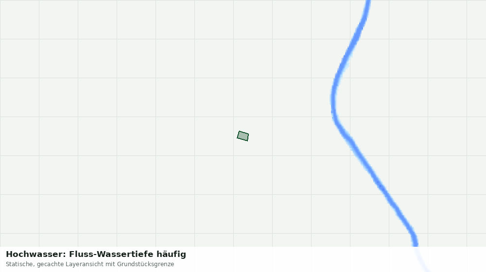 Statische Kartenansicht: Hochwasser: Fluss-Wassertiefe häufig