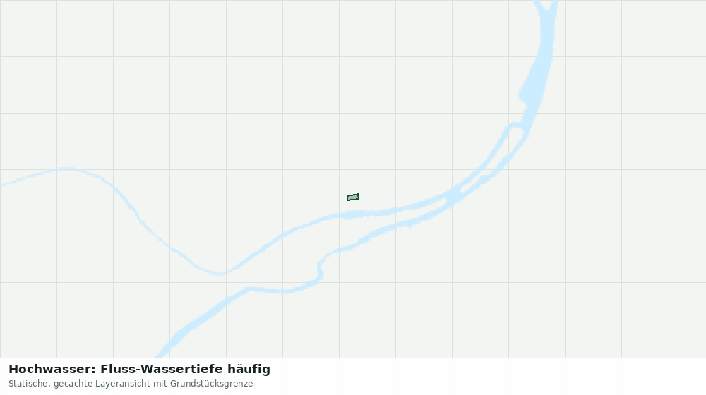 Statische Kartenansicht: Hochwasser: Fluss-Wassertiefe häufig