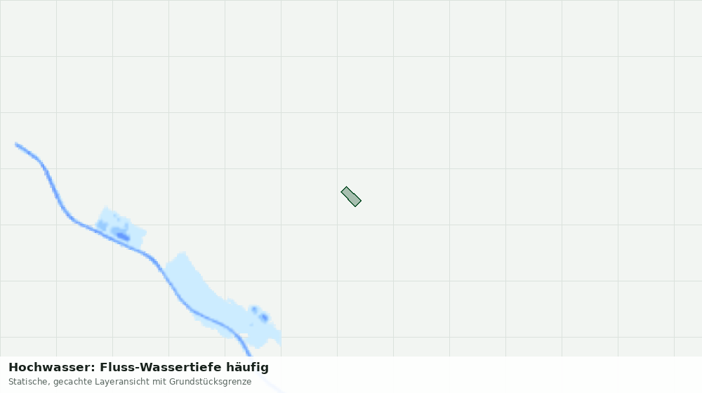 Statische Kartenansicht: Hochwasser: Fluss-Wassertiefe häufig