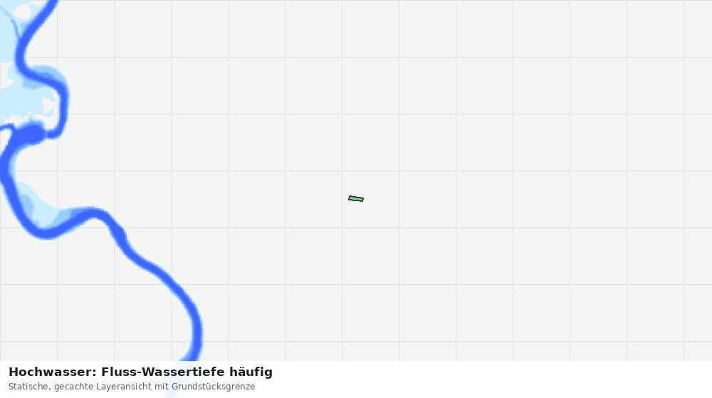 Statische Kartenansicht: Hochwasser: Fluss-Wassertiefe häufig