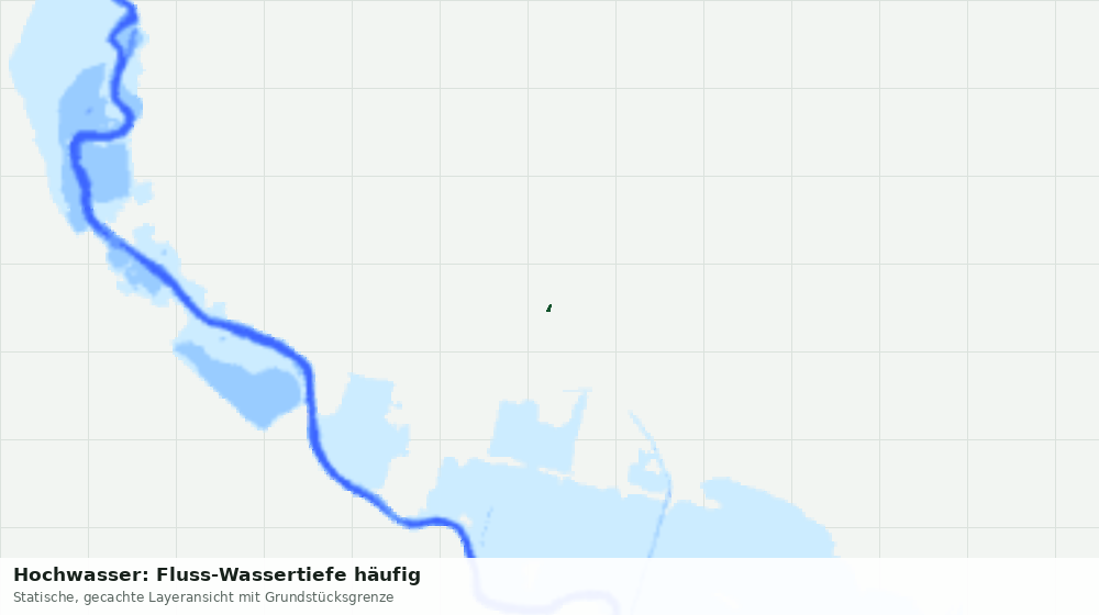Statische Kartenansicht: Hochwasser: Fluss-Wassertiefe häufig