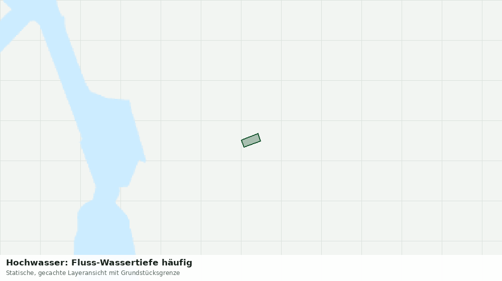 Statische Kartenansicht: Hochwasser: Fluss-Wassertiefe häufig