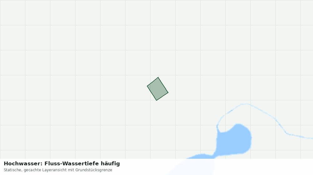 Statische Kartenansicht: Hochwasser: Fluss-Wassertiefe häufig