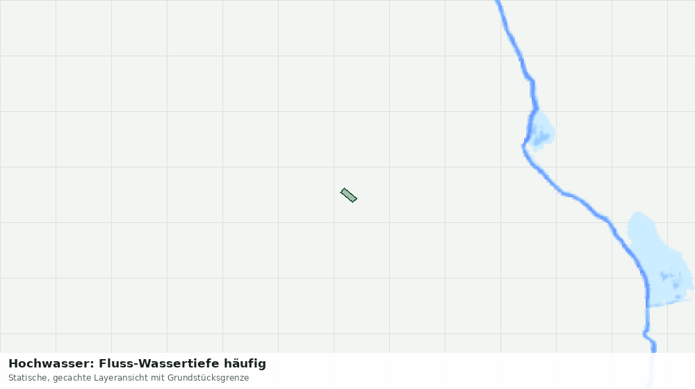 Statische Kartenansicht: Hochwasser: Fluss-Wassertiefe häufig