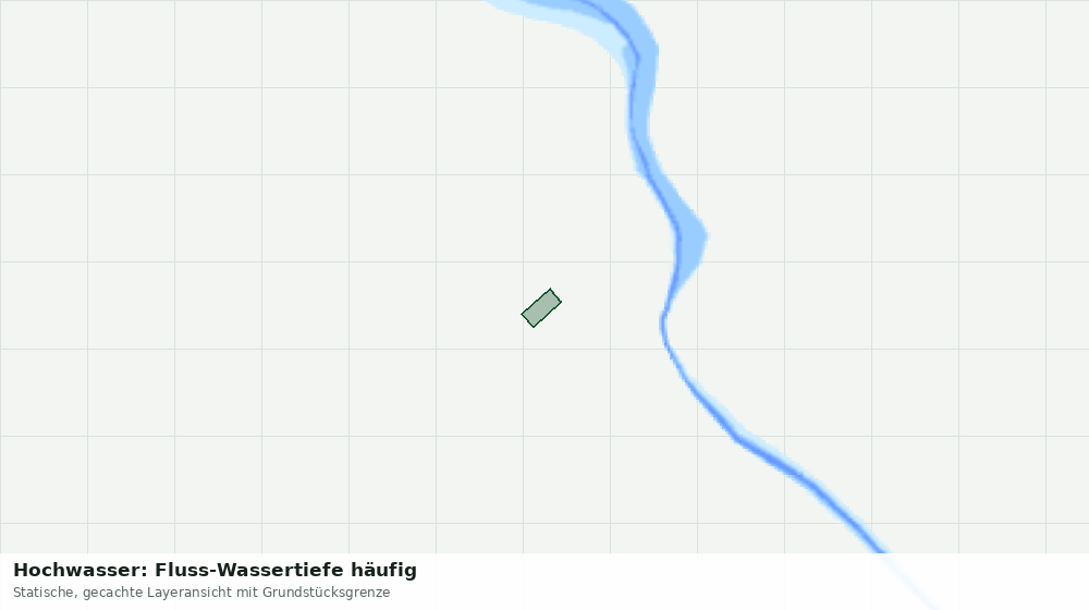 Statische Kartenansicht: Hochwasser: Fluss-Wassertiefe häufig