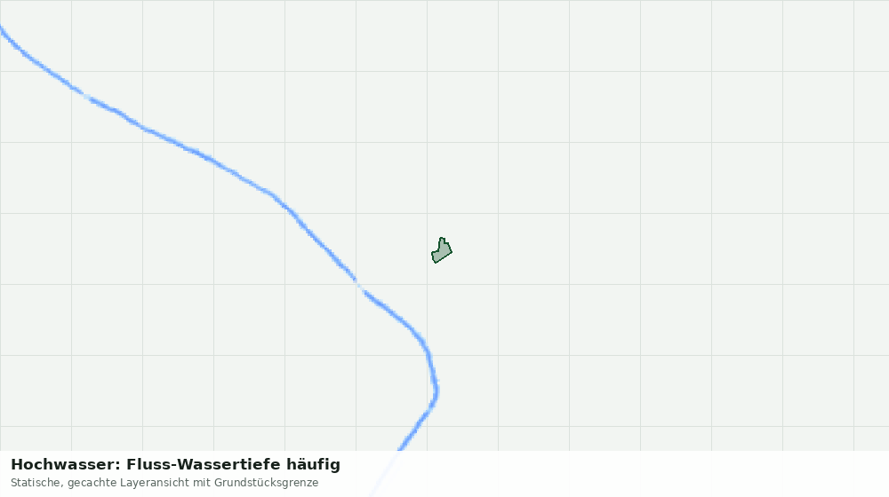 Statische Kartenansicht: Hochwasser: Fluss-Wassertiefe häufig