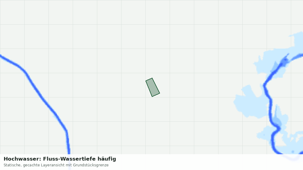 Statische Kartenansicht: Hochwasser: Fluss-Wassertiefe häufig
