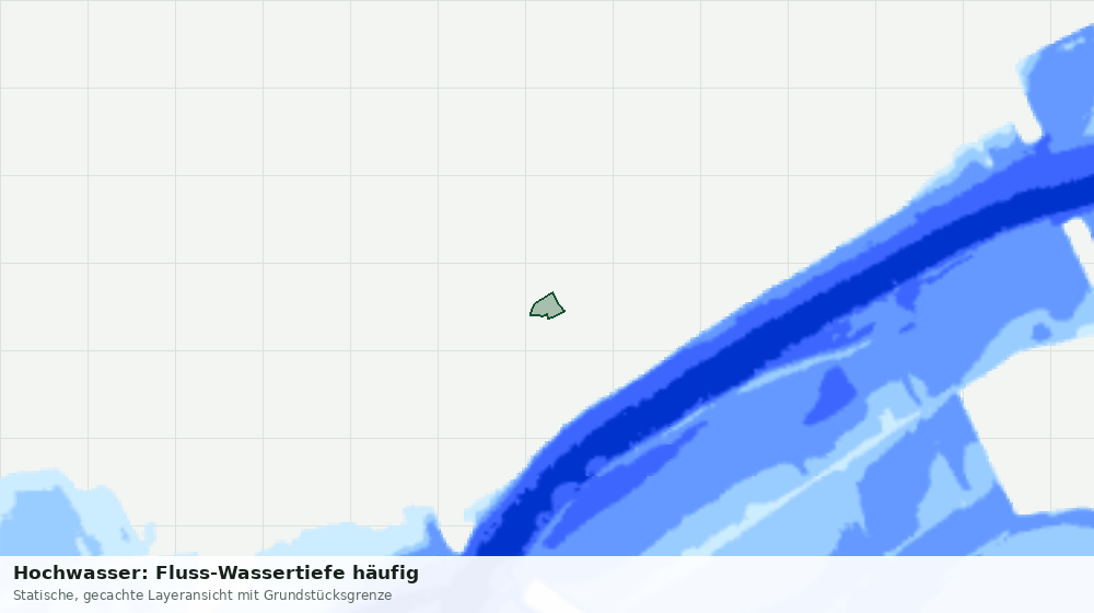 Statische Kartenansicht: Hochwasser: Fluss-Wassertiefe häufig