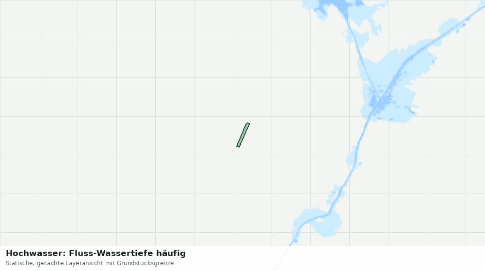 Statische Kartenansicht: Hochwasser: Fluss-Wassertiefe häufig
