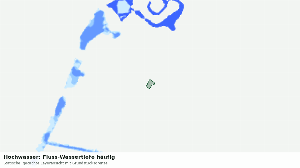 Statische Kartenansicht: Hochwasser: Fluss-Wassertiefe häufig