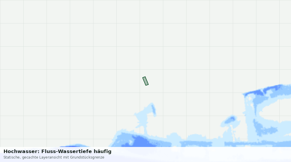 Statische Kartenansicht: Hochwasser: Fluss-Wassertiefe häufig