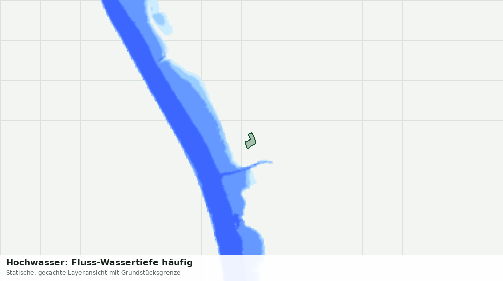 Statische Kartenansicht: Hochwasser: Fluss-Wassertiefe häufig