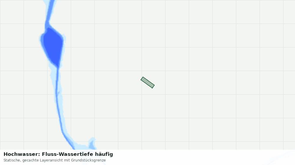 Statische Kartenansicht: Hochwasser: Fluss-Wassertiefe häufig
