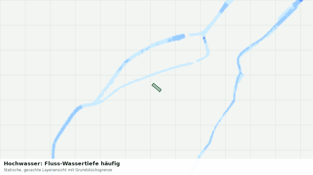 Statische Kartenansicht: Hochwasser: Fluss-Wassertiefe häufig